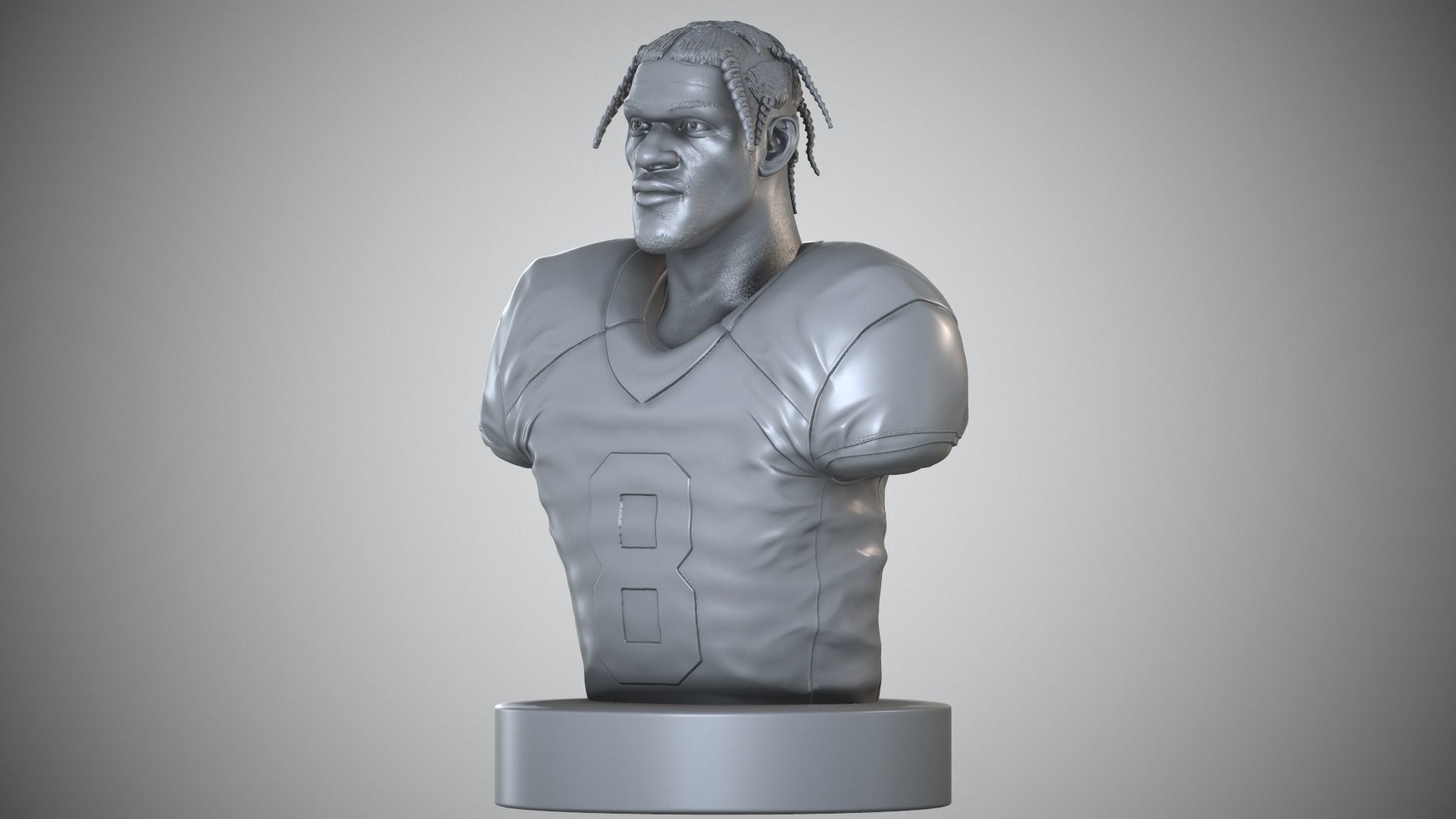 Lamar Jackson 3D print model_6