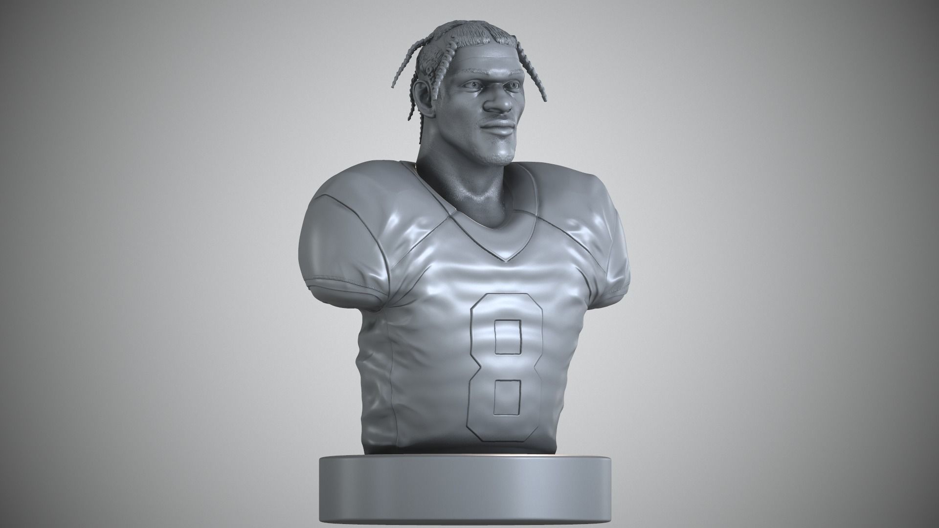 Lamar Jackson 3D print model_14
