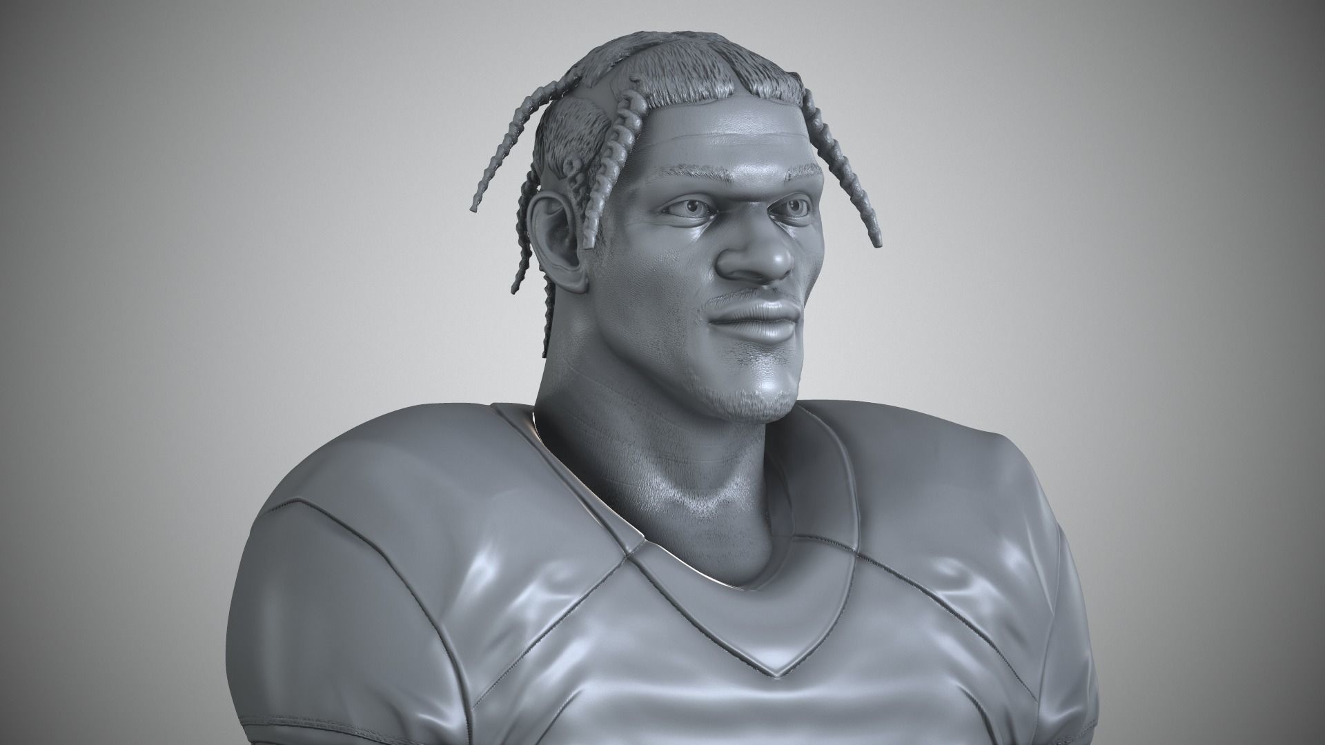 Lamar Jackson 3D print model_5