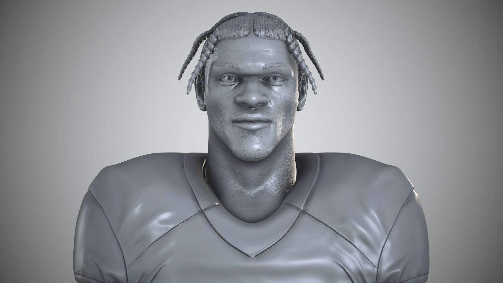 Lamar Jackson 3D print model_4