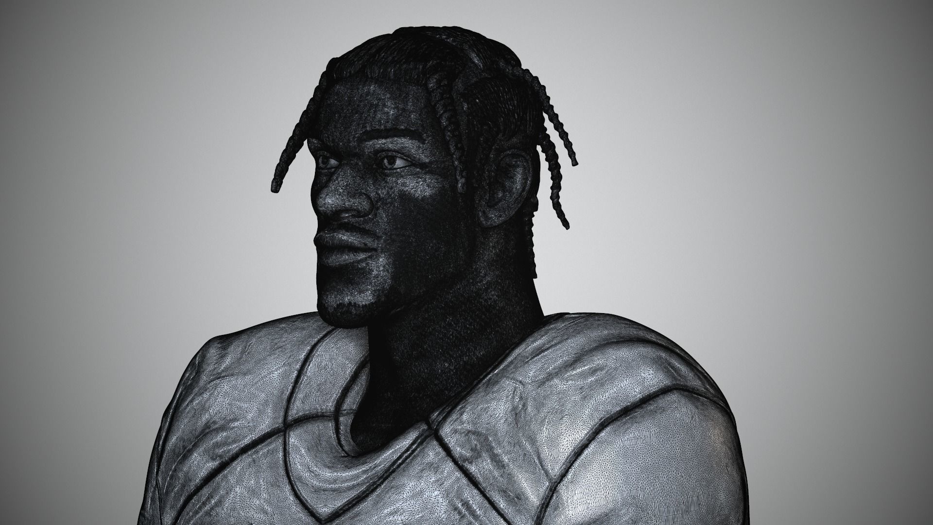 Lamar Jackson 3D print model_29