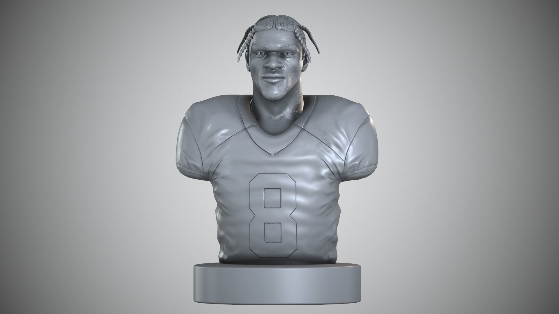 Lamar Jackson 3D print model_8