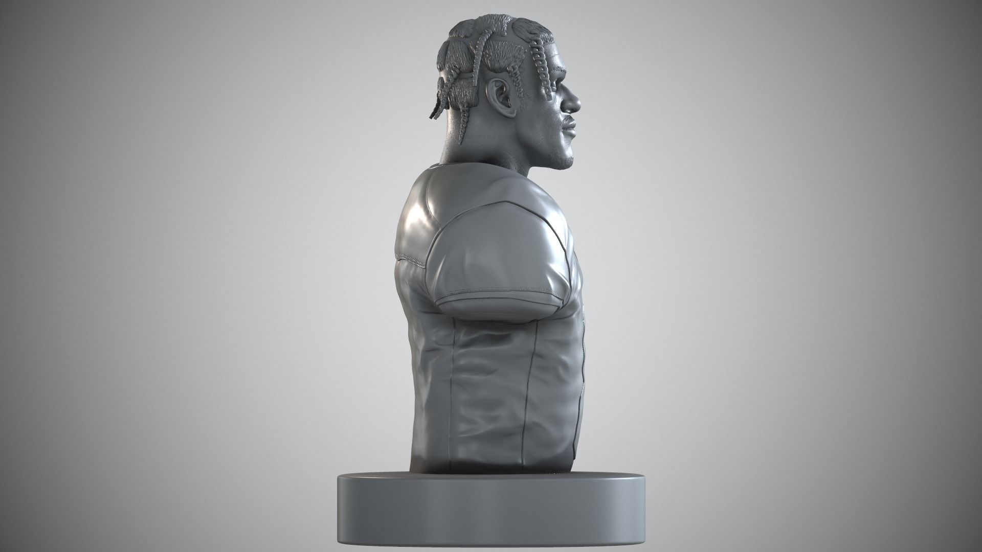 Lamar Jackson 3D print model_2