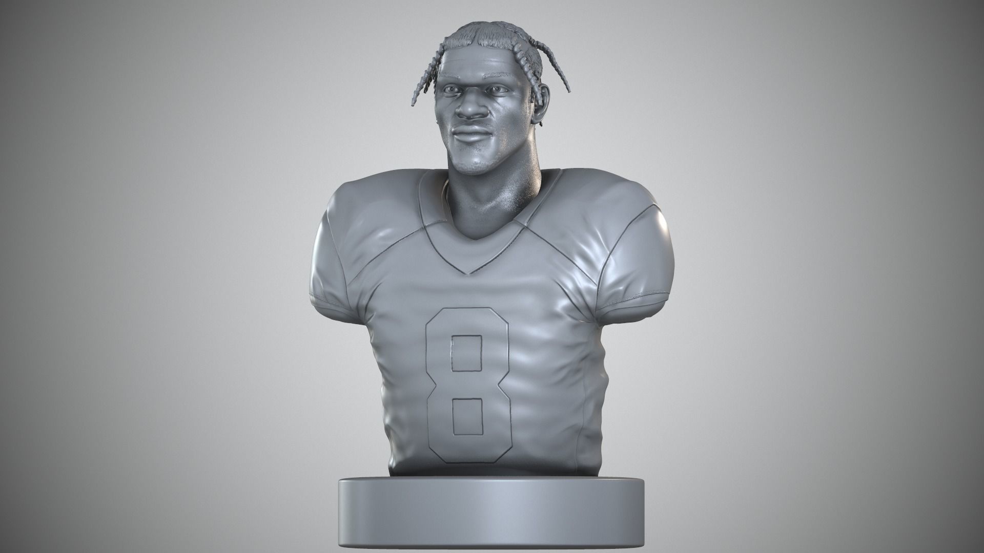 Lamar Jackson 3D print model_12