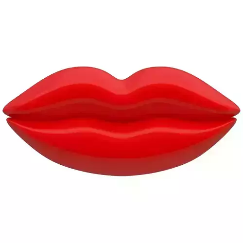 Lips Icon Red