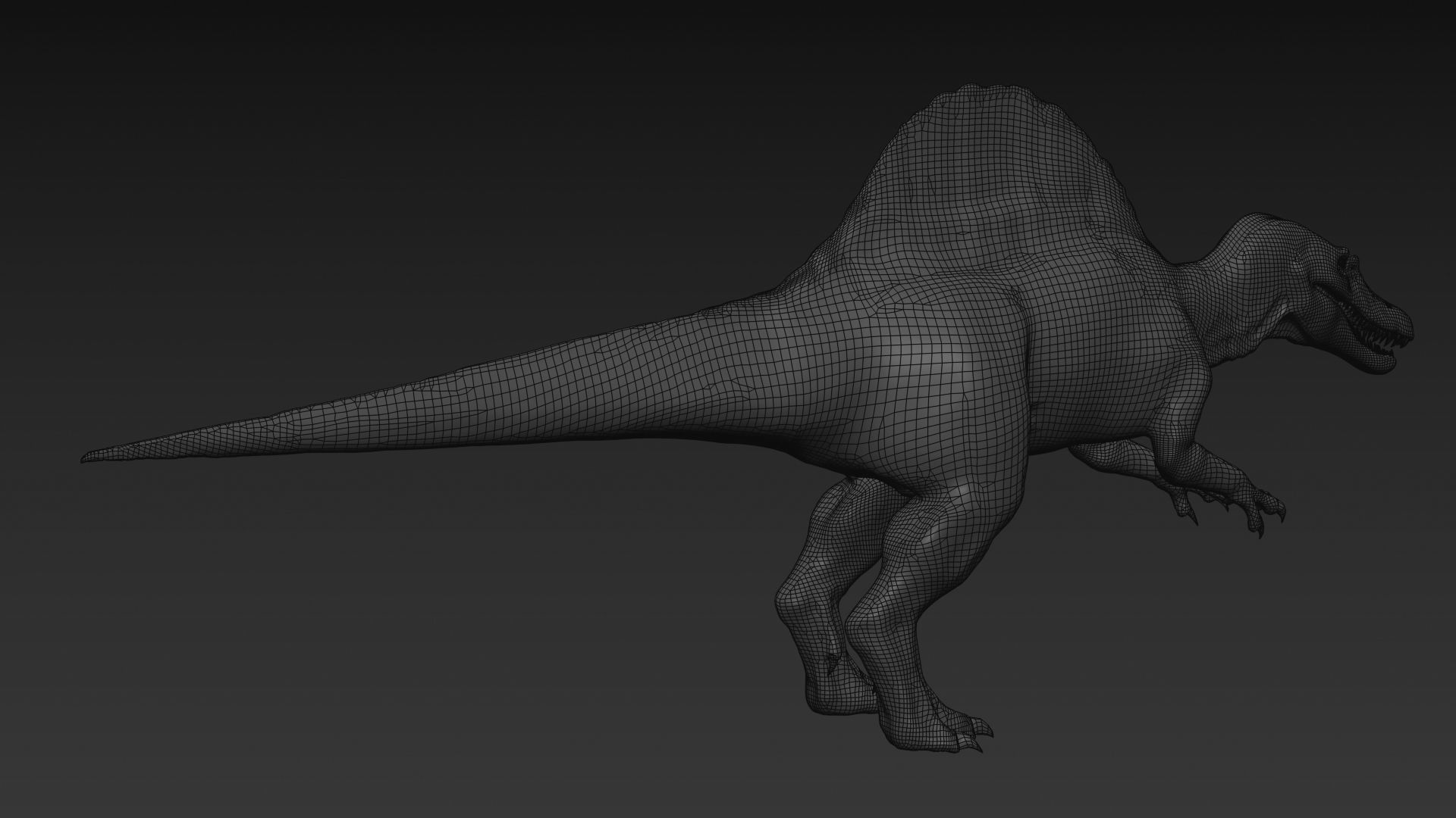 Suchomimus Mongolica - 8K animated JP3 Spinosaur 3D model_25