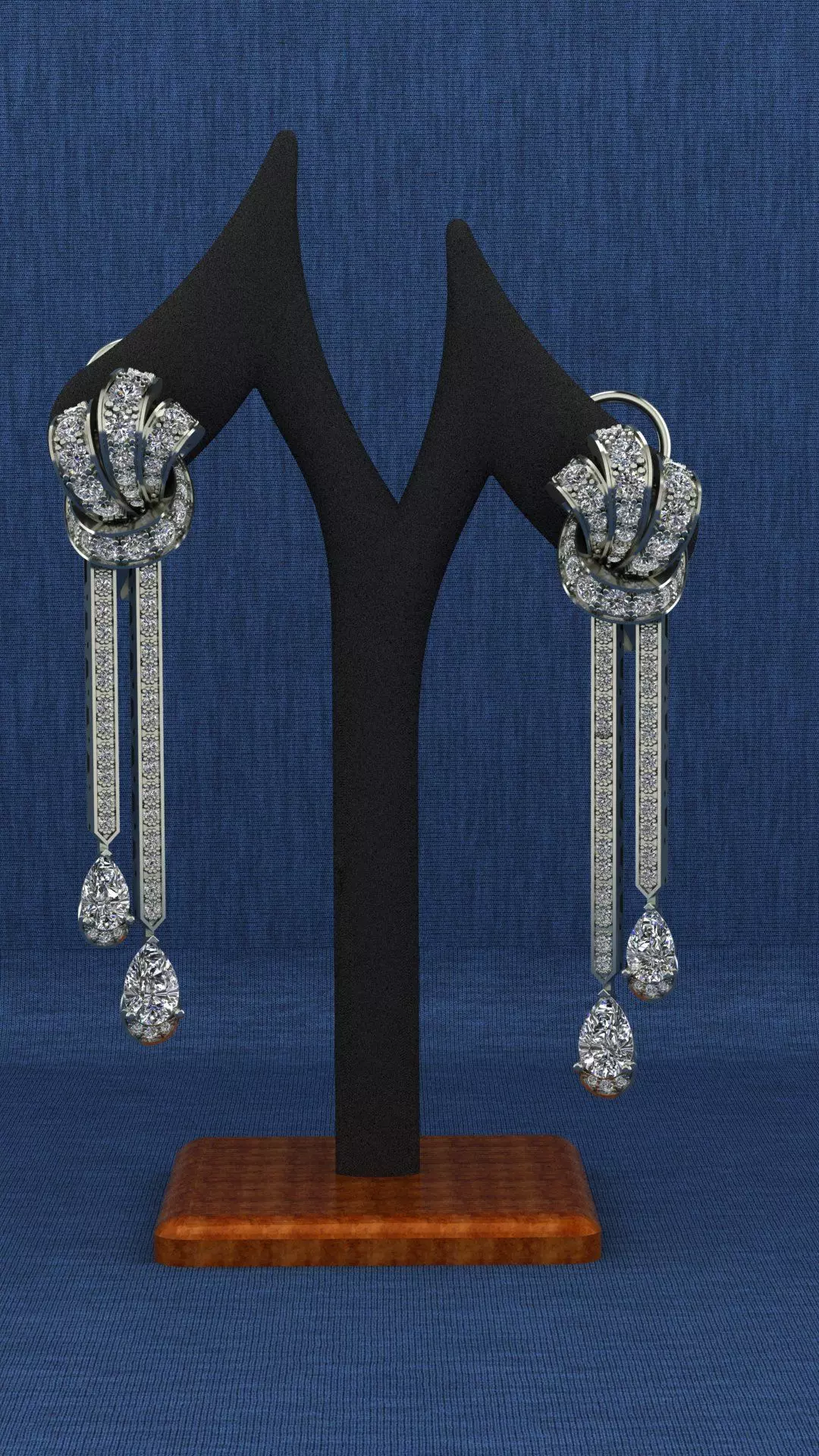 graff earrings 3D print model_0