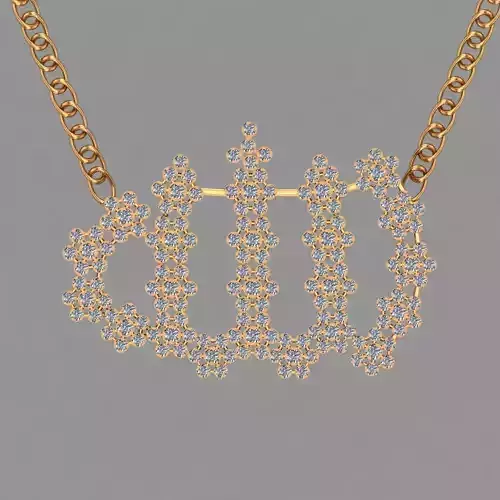 pendant ALLAH locket jewelery  for woman