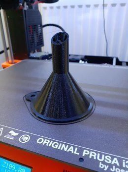 Funnel with Vent Free 3D print model_2