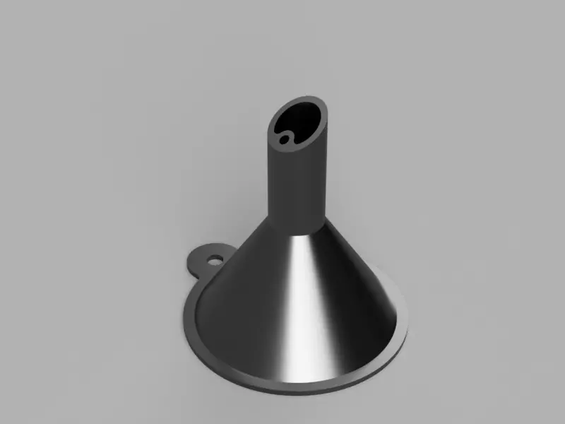 Funnel with Vent Free 3D print model_0