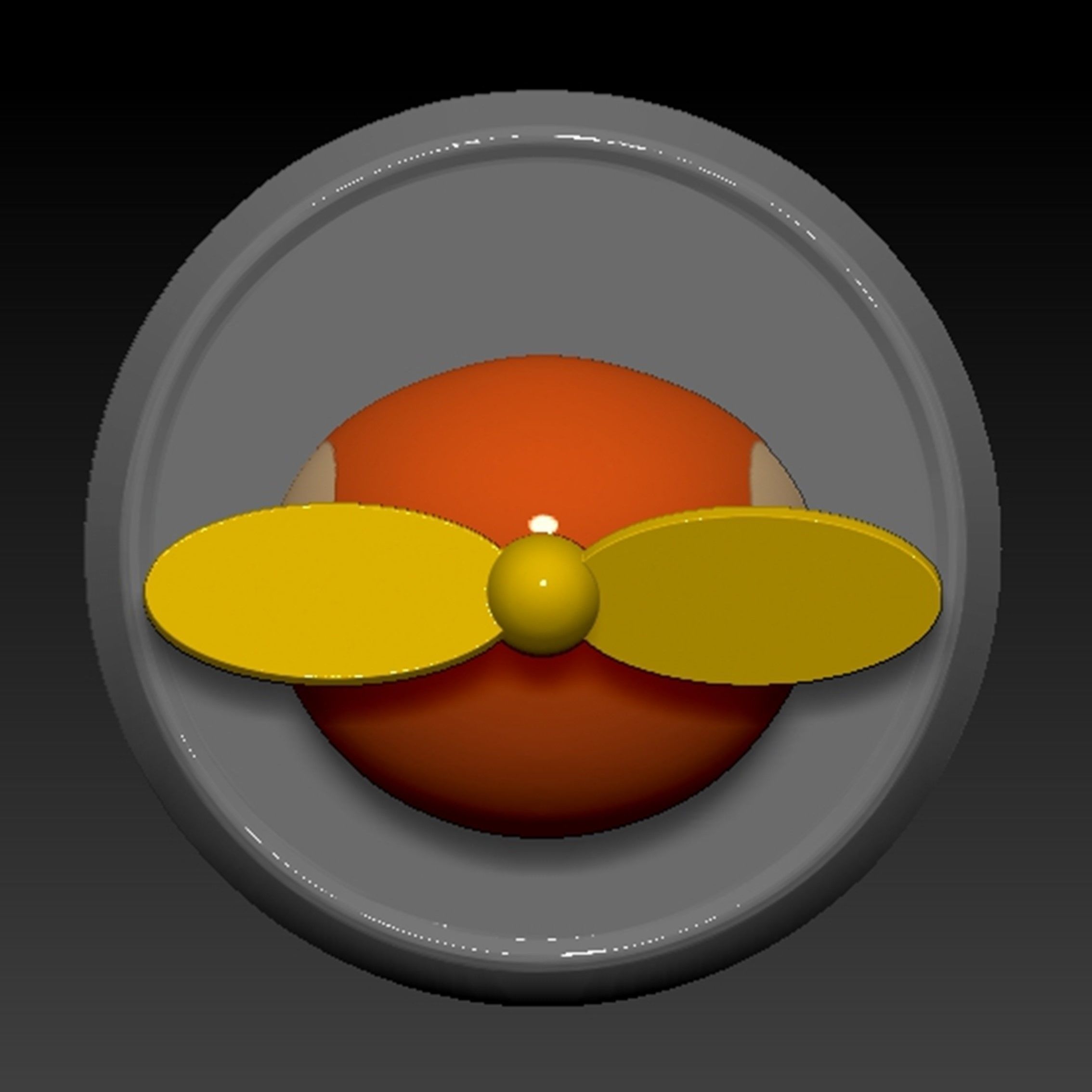 Mario Propeller Mushroom Based 3D print model_13