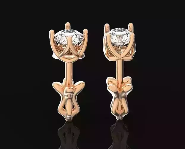 Stud earrings Tiffany  for 4 prongs 746