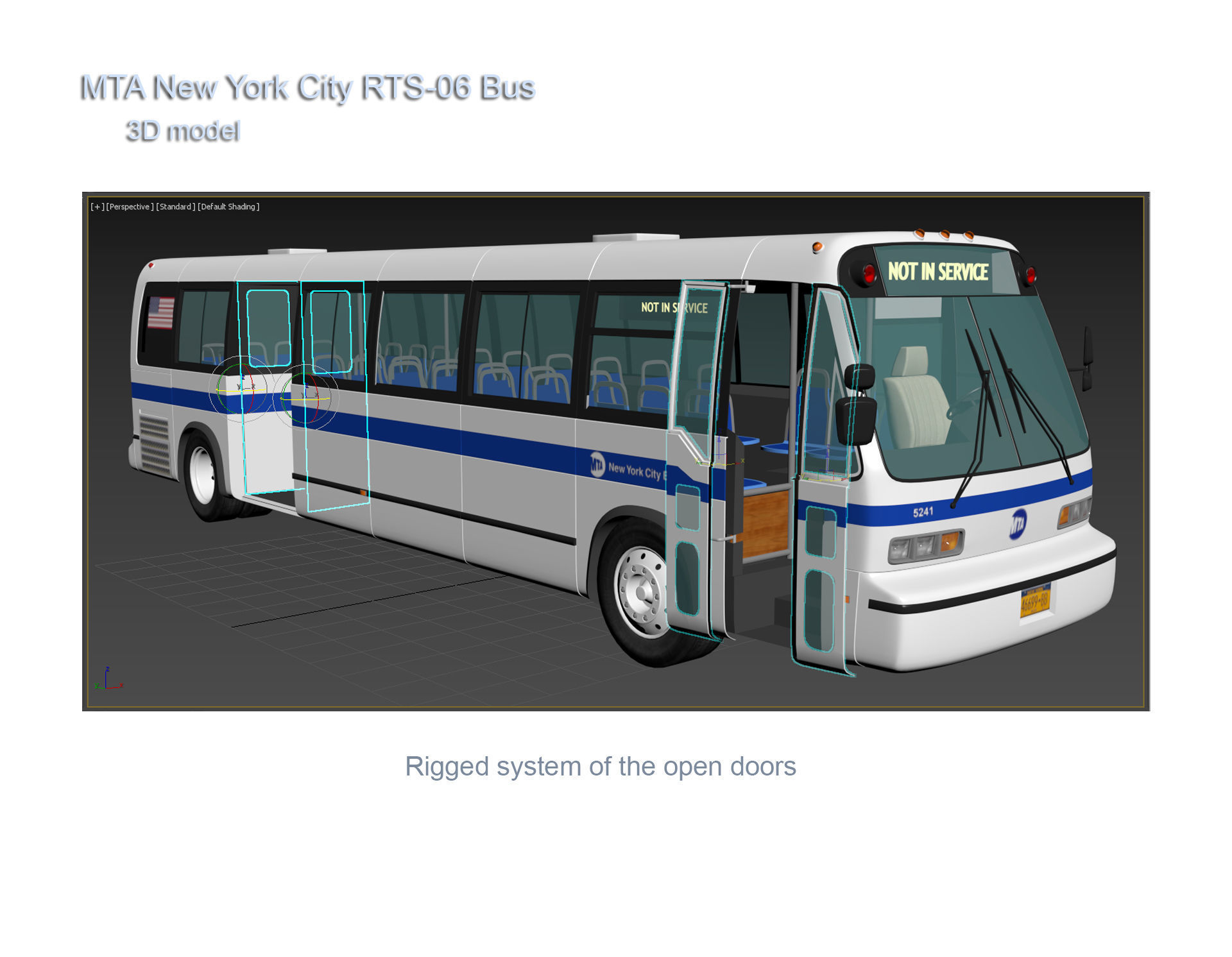 MTA New York City RTS-06 Bus 3D model_7