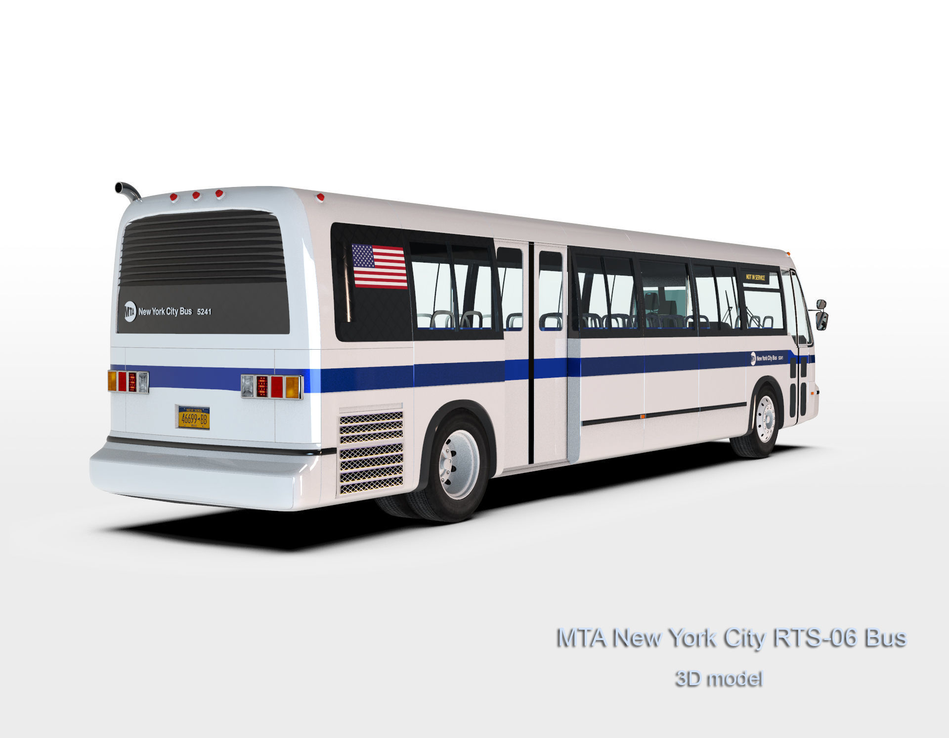 MTA New York City RTS-06 Bus 3D model_3