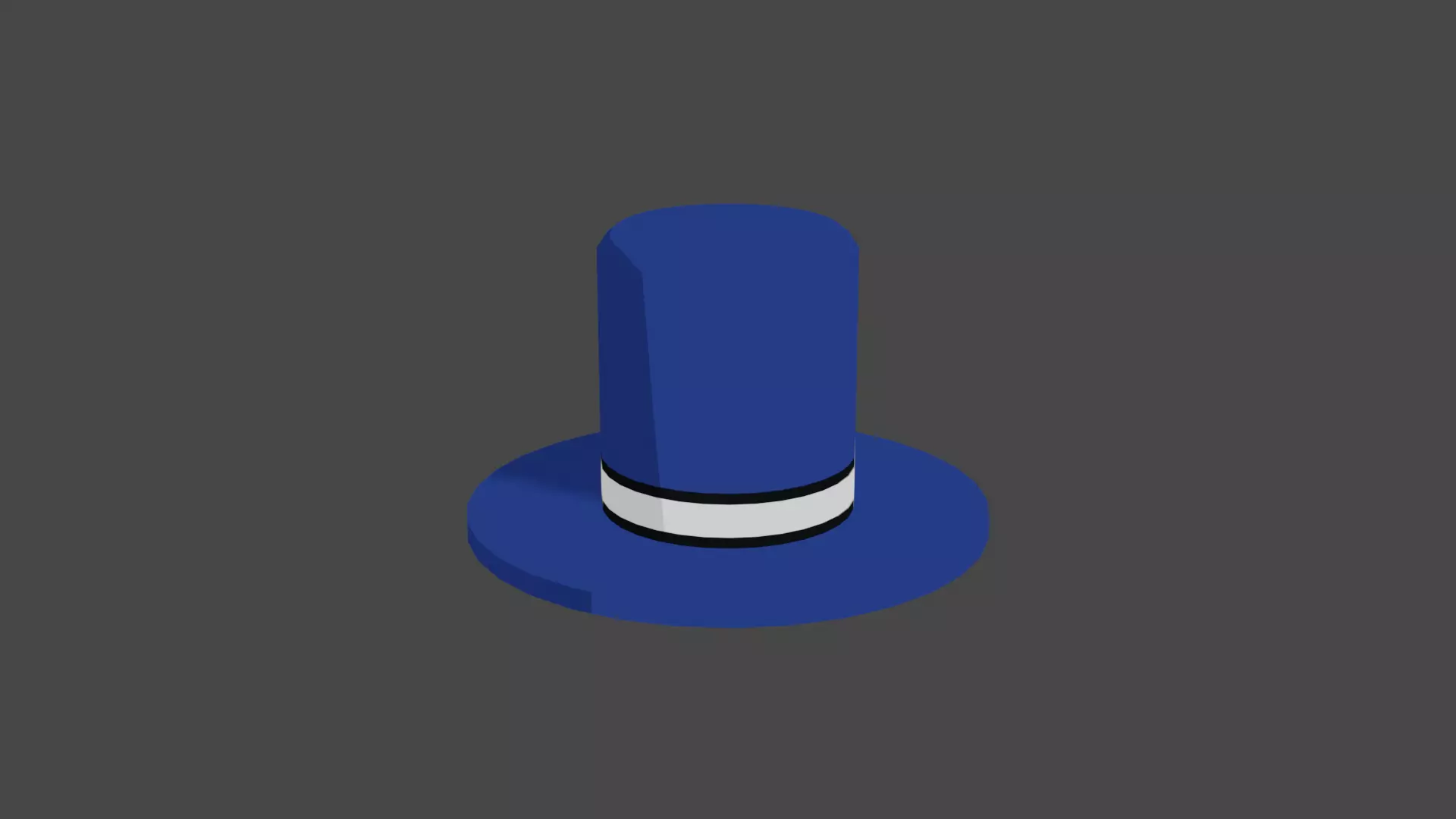 Top Hat Free low-poly 3D model