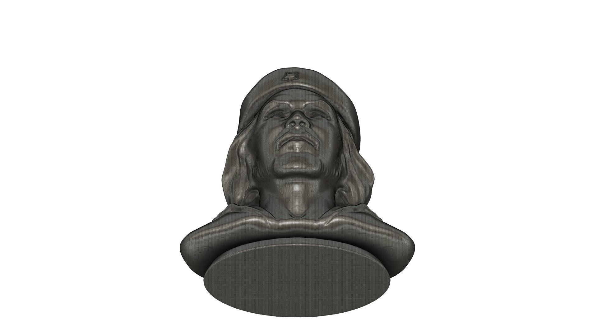Sculpture Che Guevara  3D print model_5