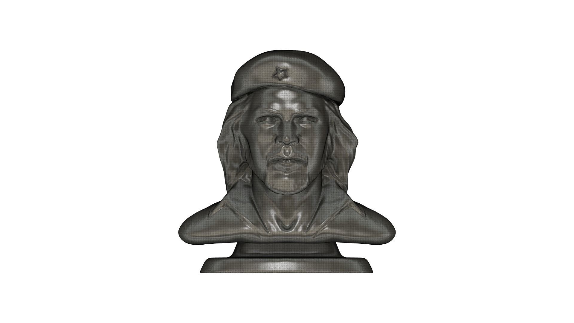 Sculpture Che Guevara  3D print model_2