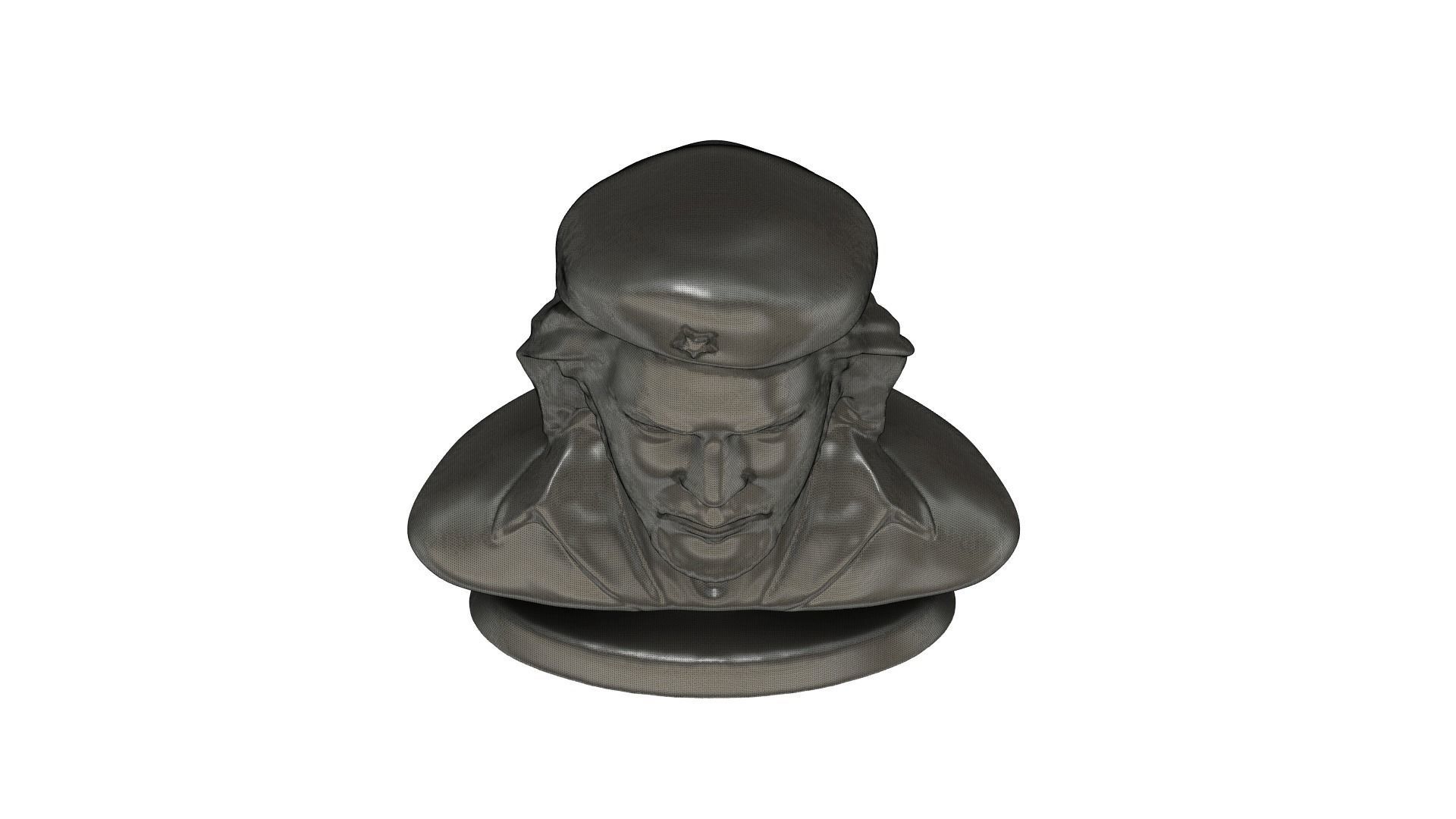 Sculpture Che Guevara  3D print model_1