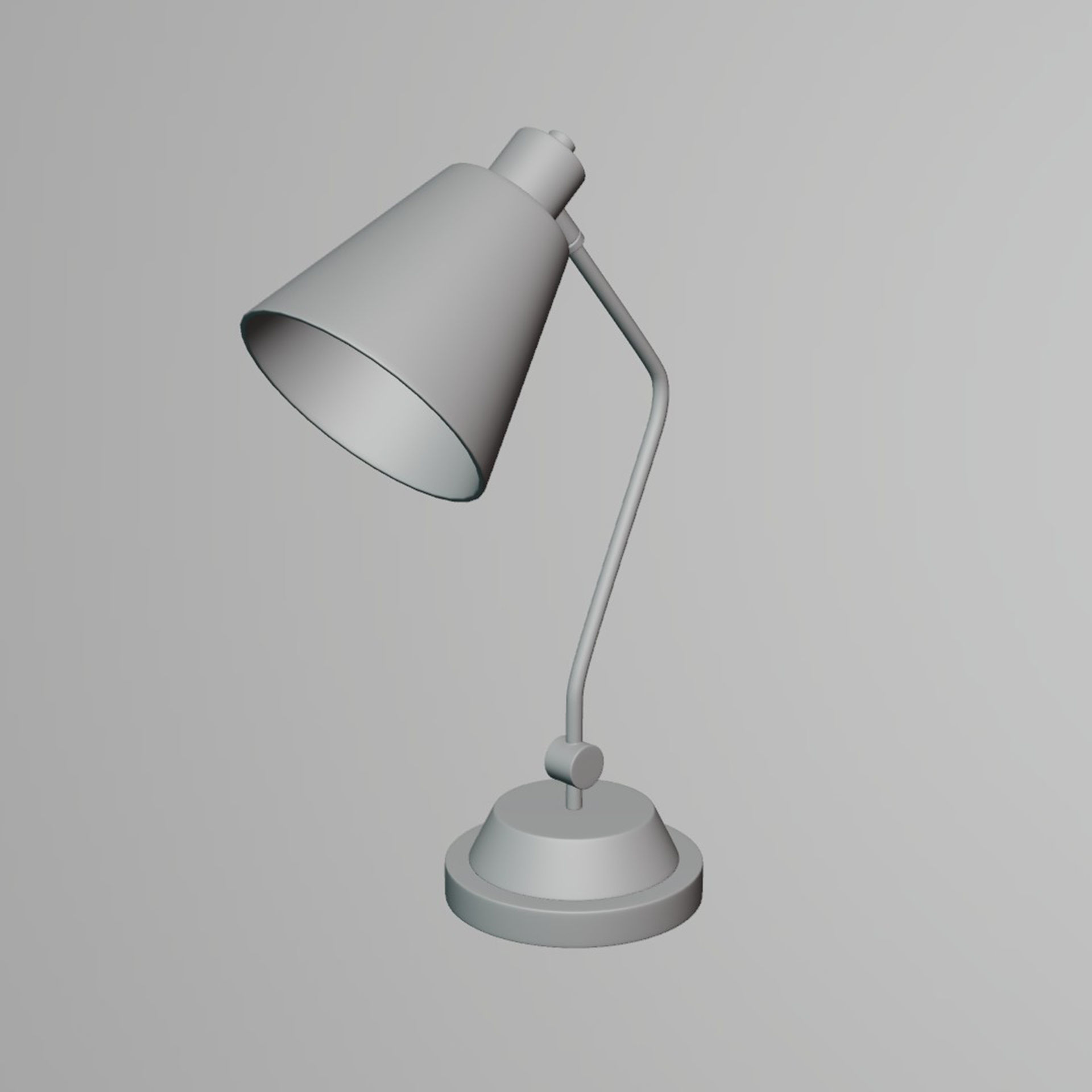 Curved Table Lamp 3D model_6