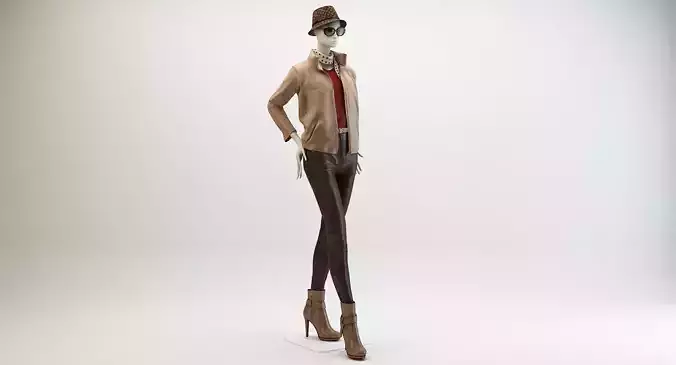 Female Mannequin Luxury Clothing