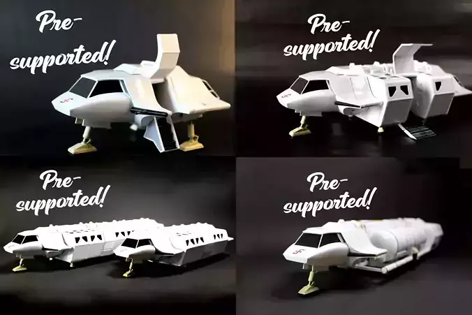 Visitors Ships 3D Model Collection