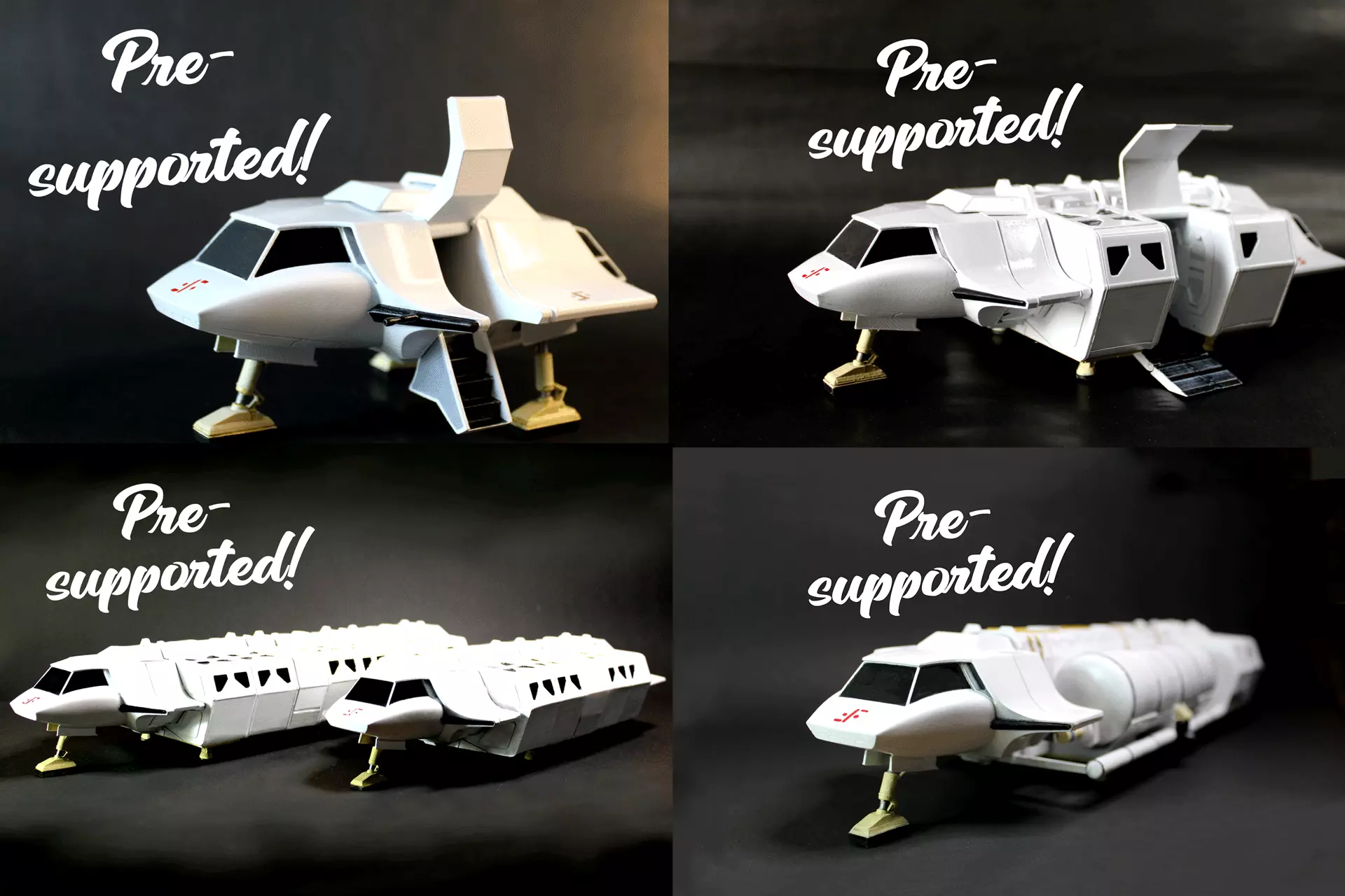 Visitors Ships 3D Model Collection_0