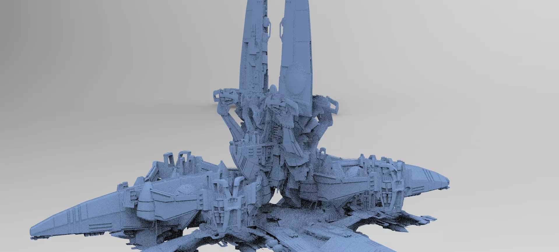 Dark Terra Former  4 designs 3D model_0