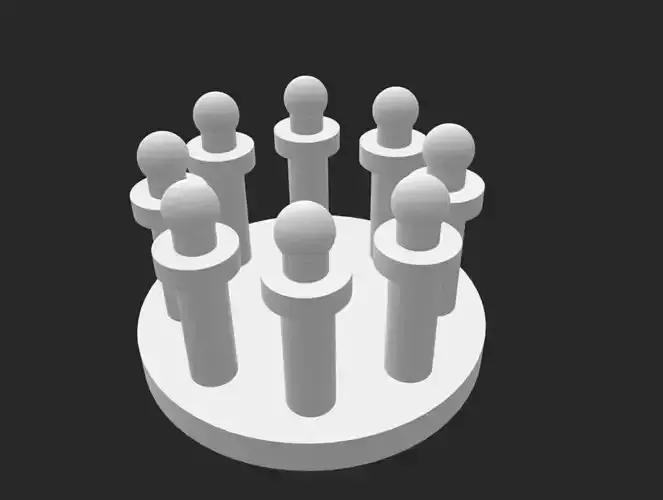 Gooseneck Balls for Greenlight Trucks Free 3D print model