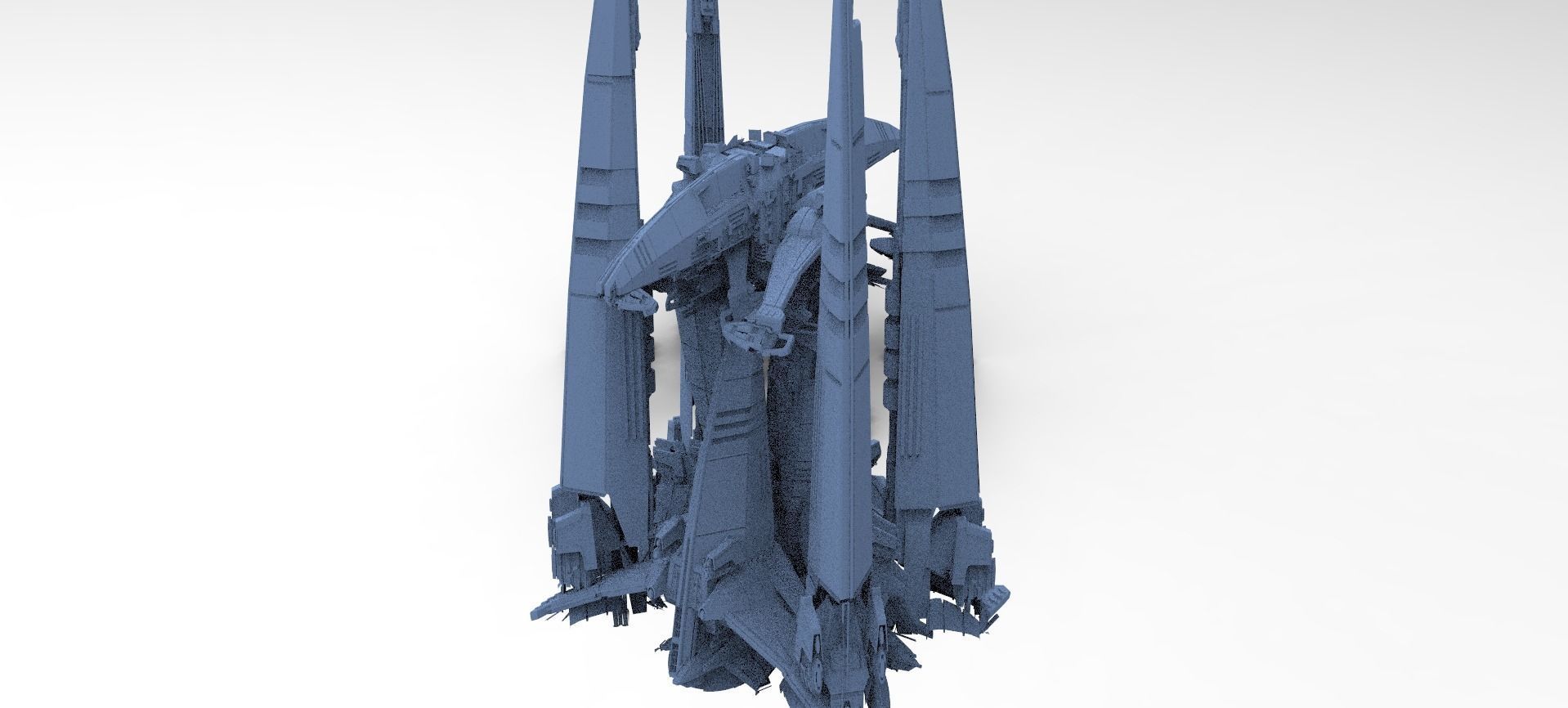 Dark Terra Former Tower 3D model_1