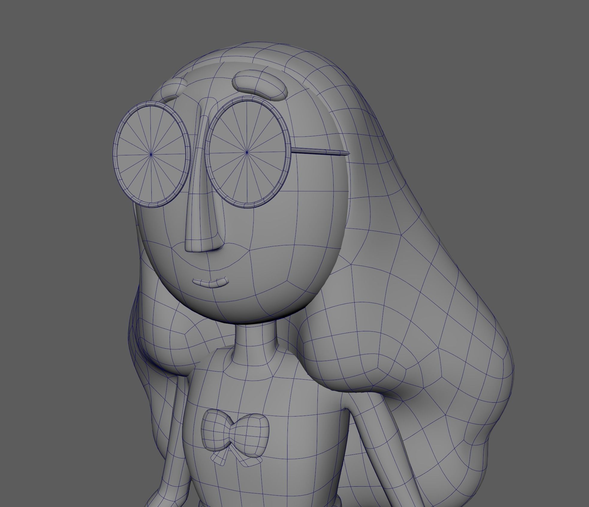 Steven Universe - Connie in 3D Low-poly 3D model_6