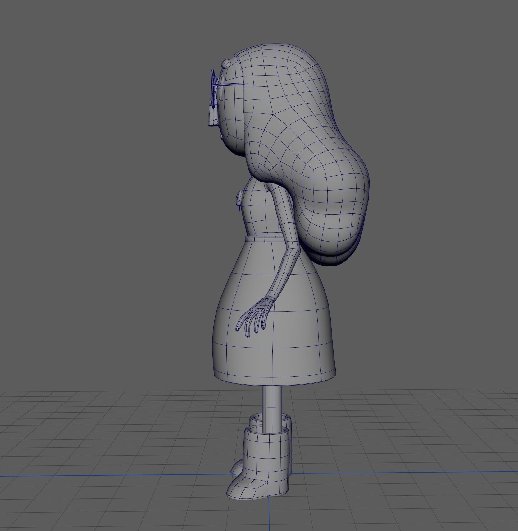 Steven Universe - Connie in 3D Low-poly 3D model_7