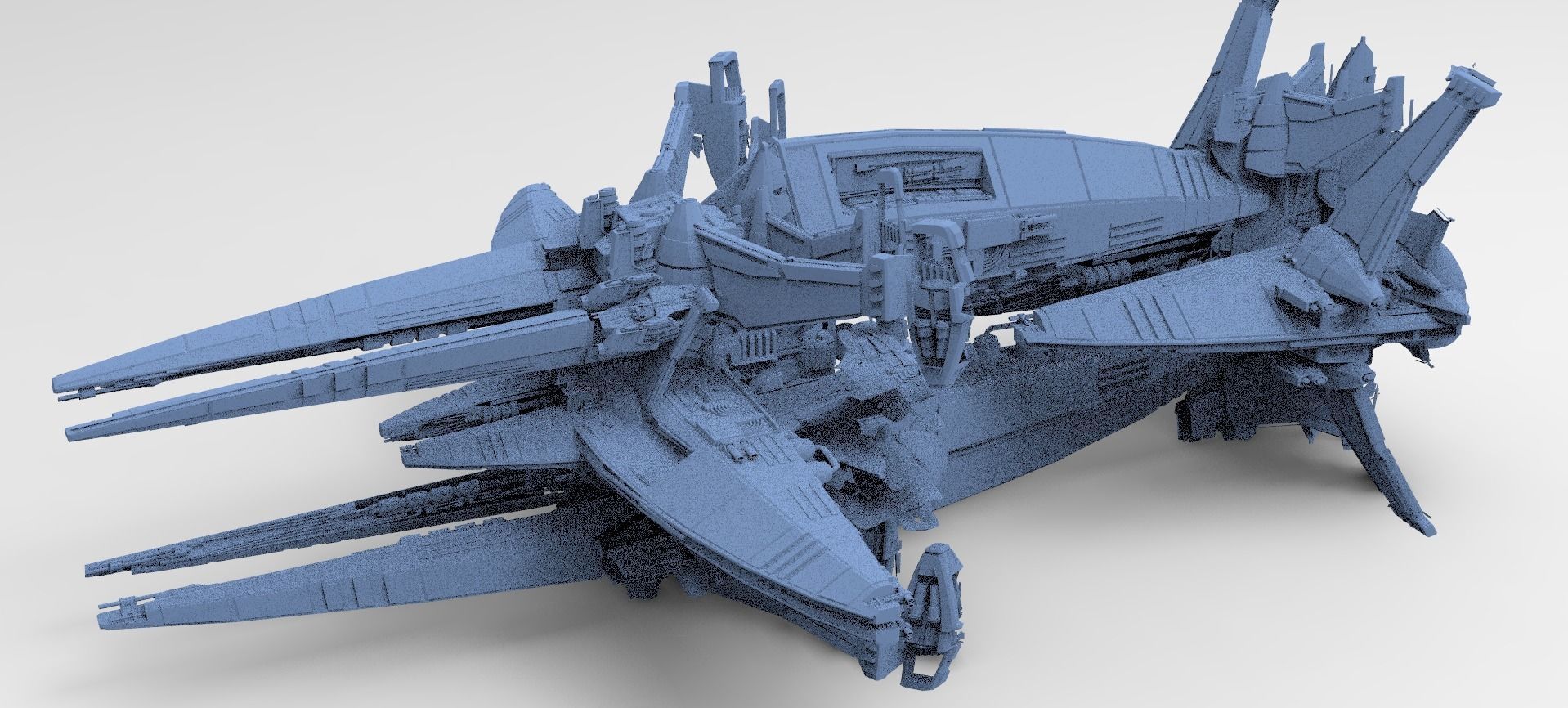 Dark Terra Former Tower 3 3D model_1