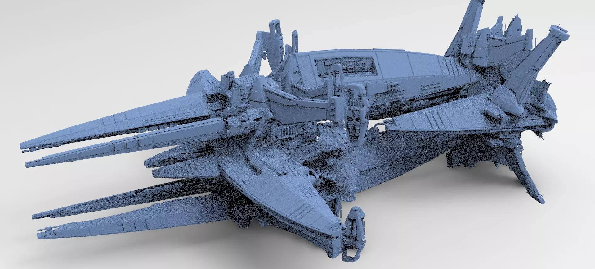 Dark Terra Former Tower 3 3D model_0