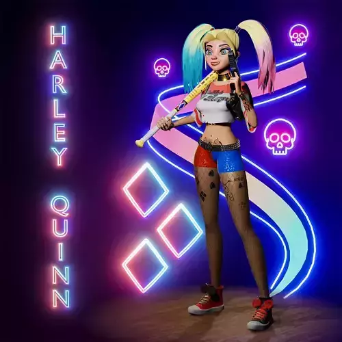 Harley Quinn  3D model