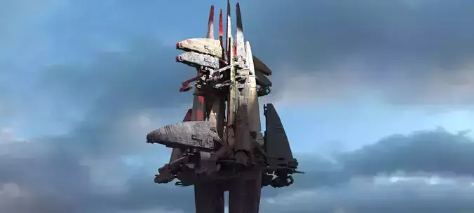 Dark Terra Former Mining collony Kitbash