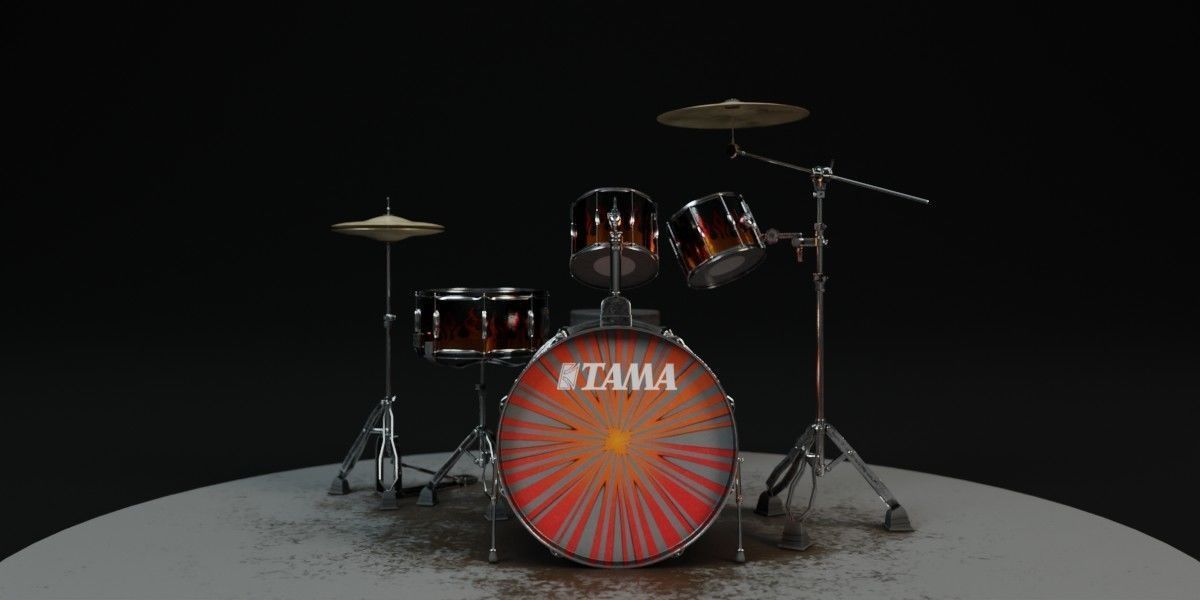 Musical Instruments 3D model_11