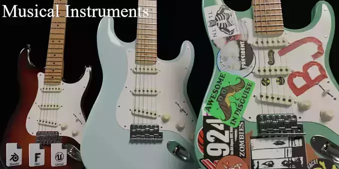 Musical Instruments  3D model