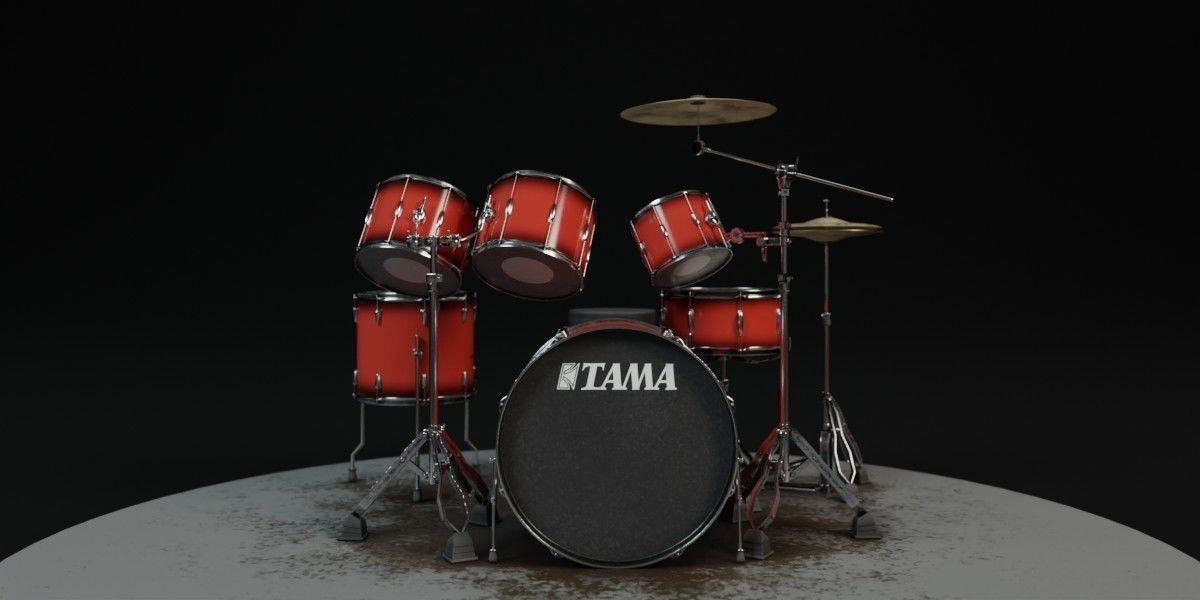 Musical Instruments 3D model_8