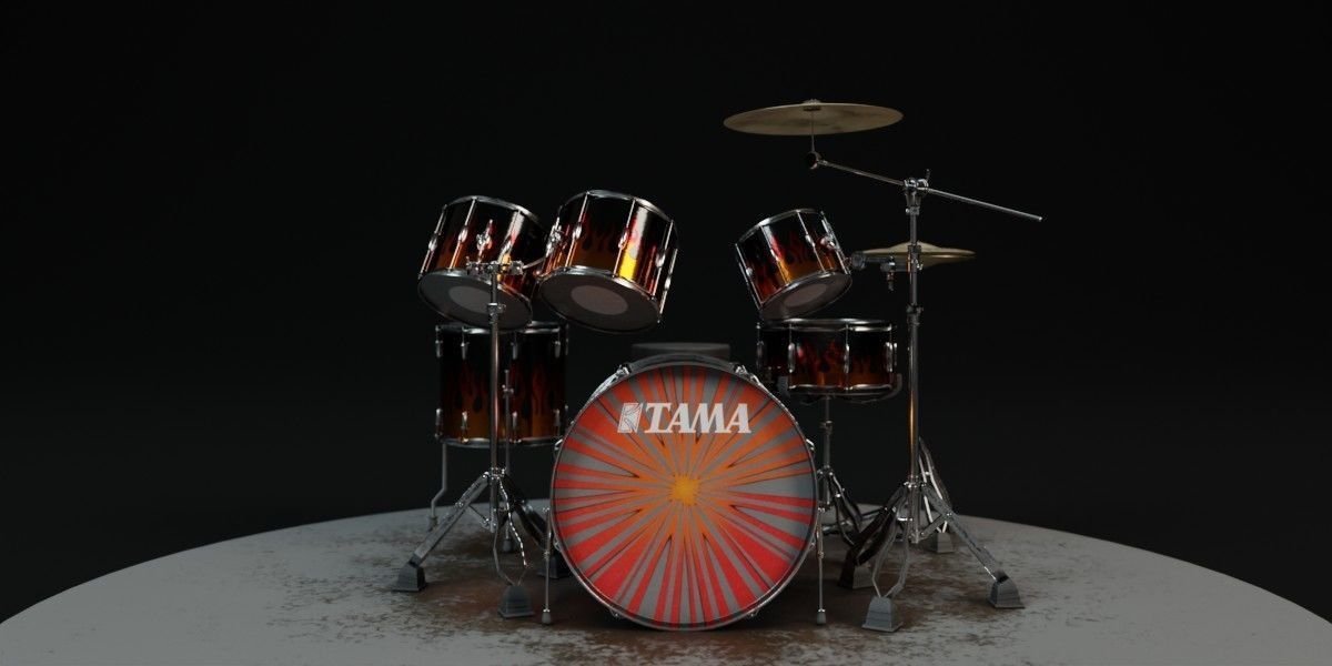 Musical Instruments 3D model_23