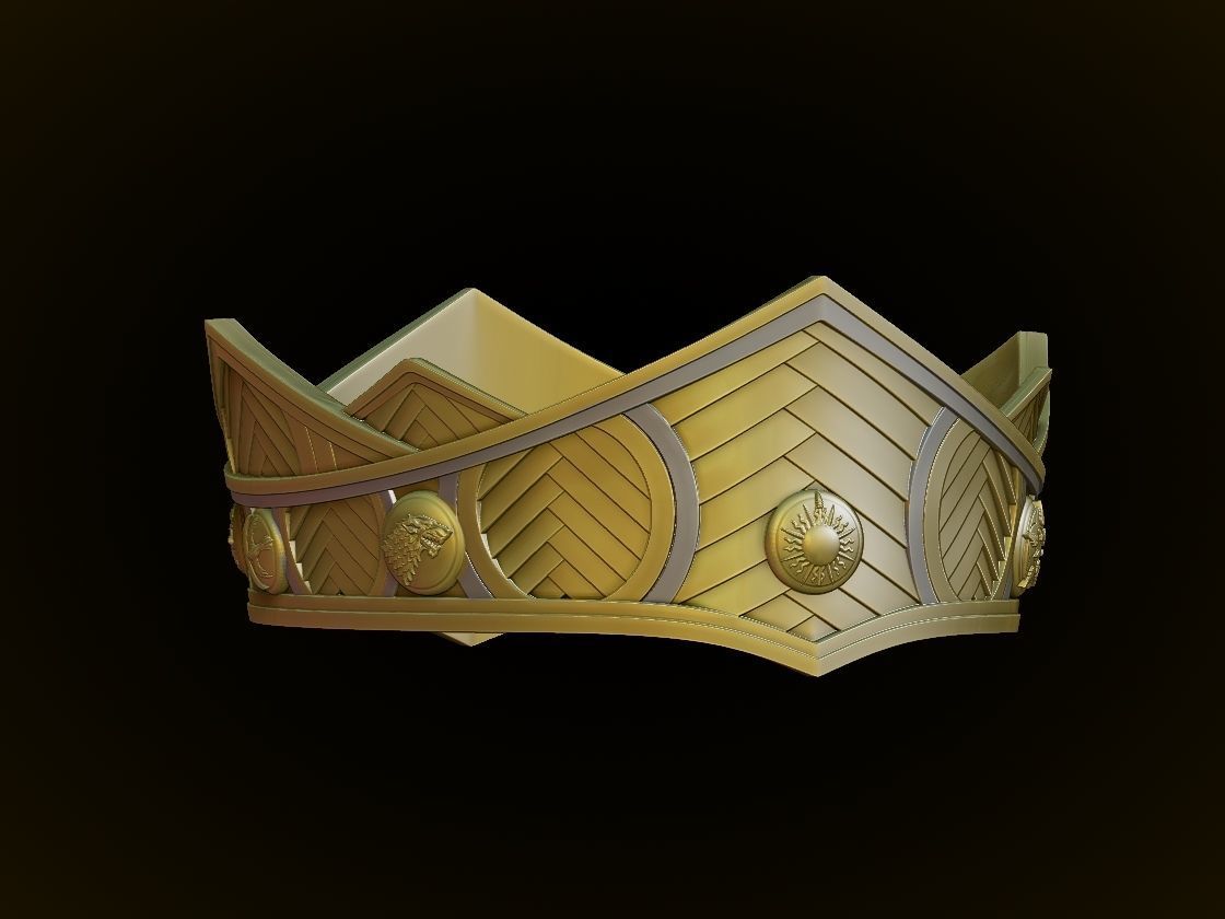 Viserys Targaryen Crown 3d digital download 3D print model_3