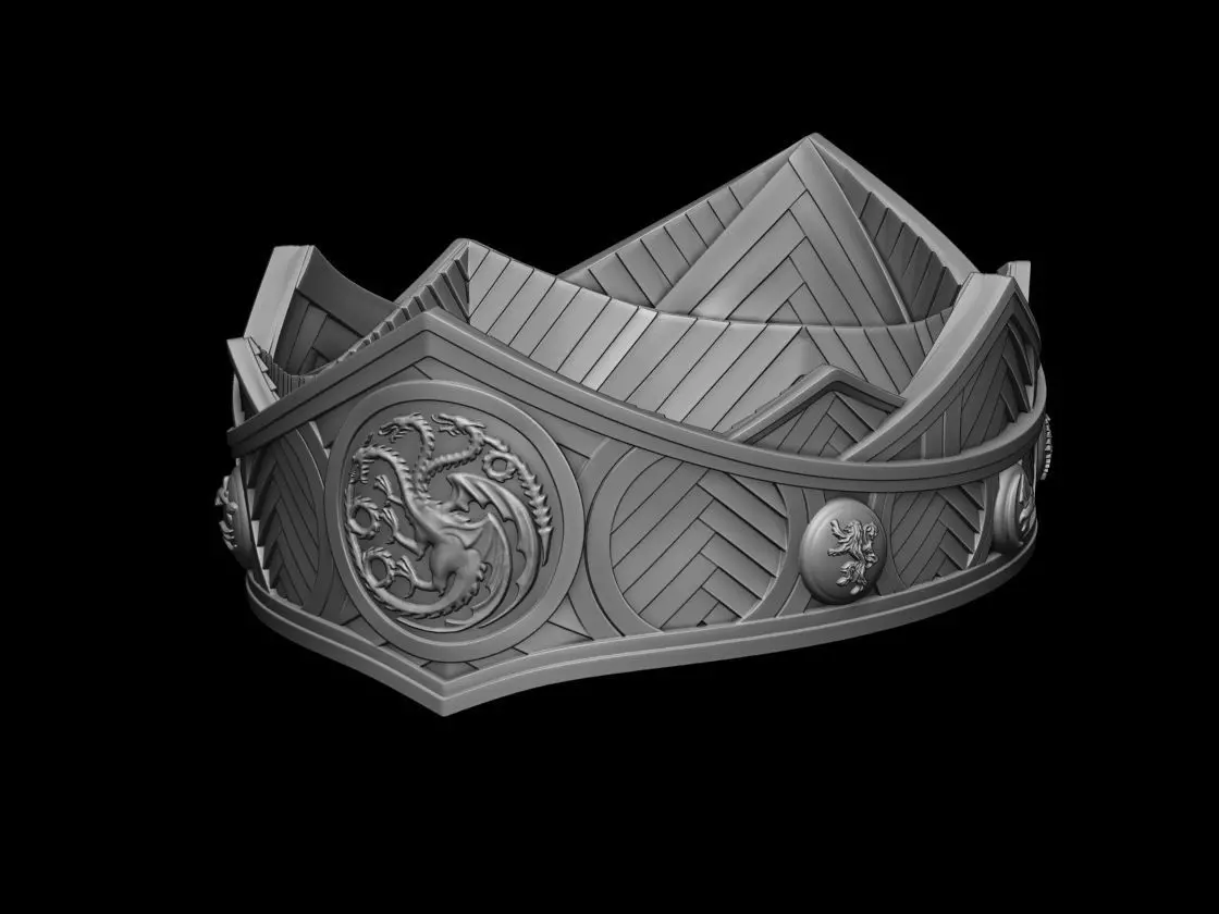 Viserys Targaryen Crown 3d digital download 3D print model_0