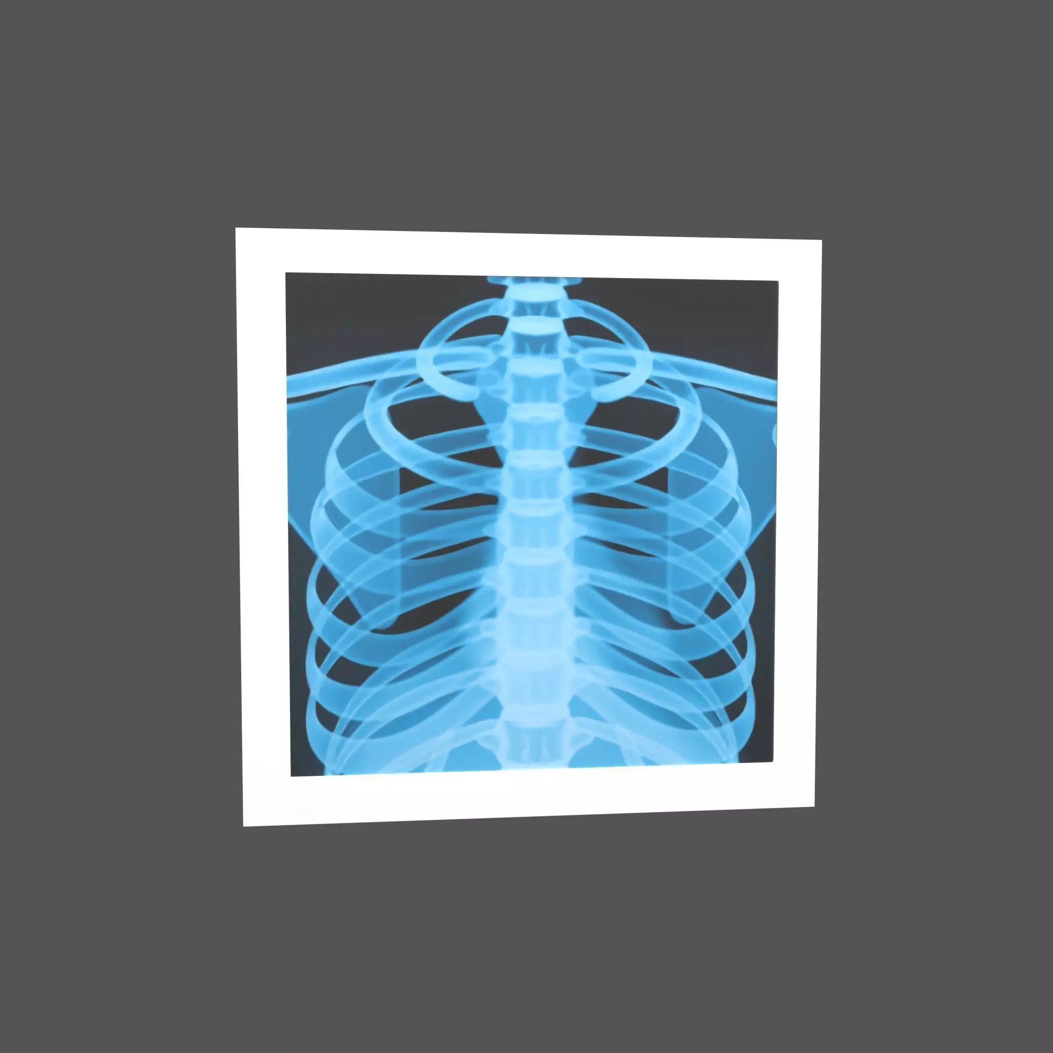X-Ray Emoji v1 001 Low-poly 3D model_0