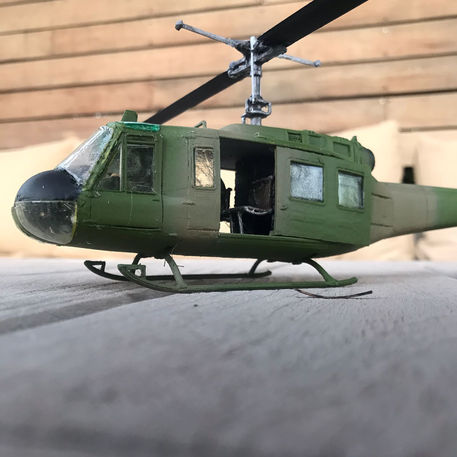 HUEY UH1H HELICOPTER  PRINTABLE ASSEMBLY KIT SCALE 1 48 3D print model_13