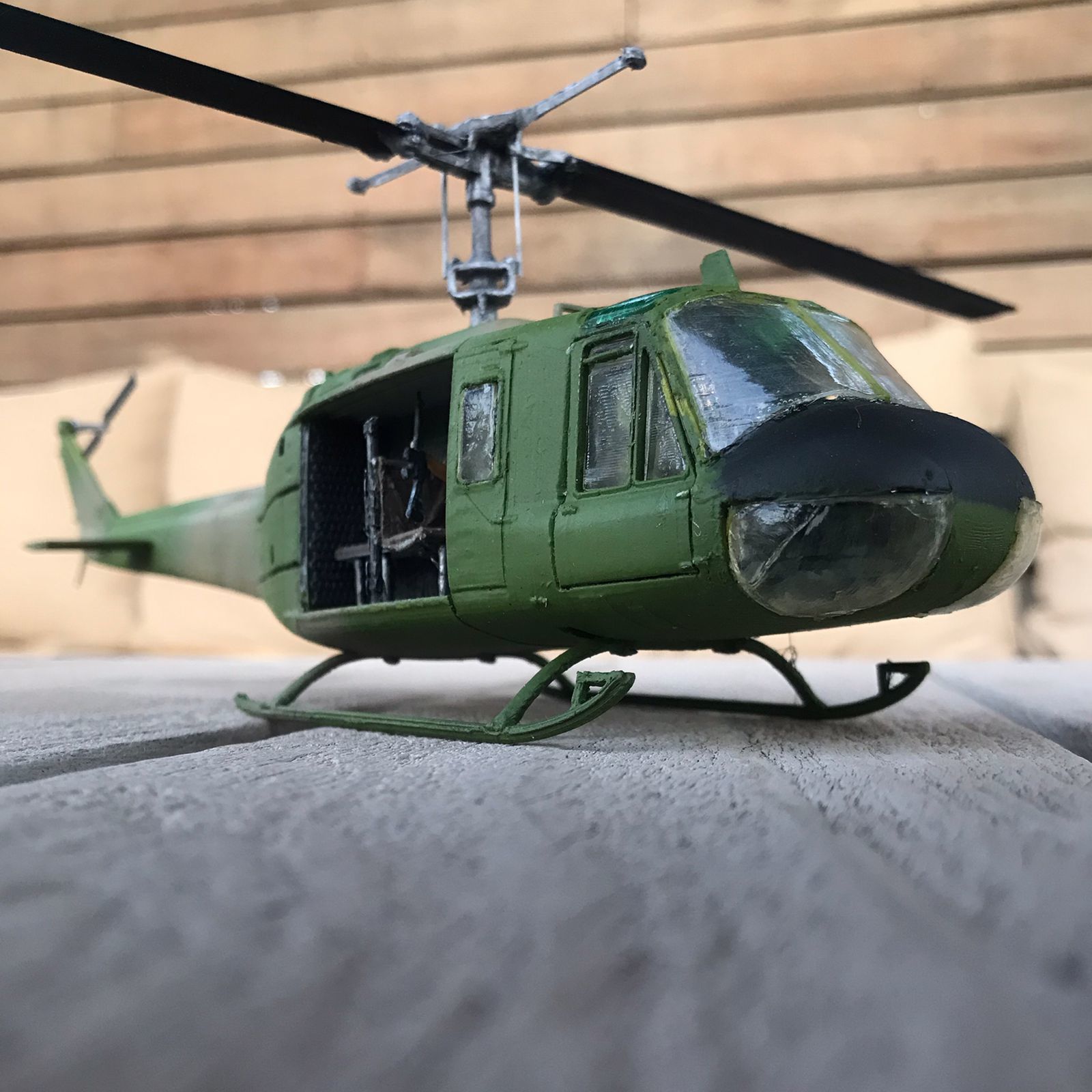 HUEY UH1H HELICOPTER  PRINTABLE ASSEMBLY KIT SCALE 1 48 3D print model_7