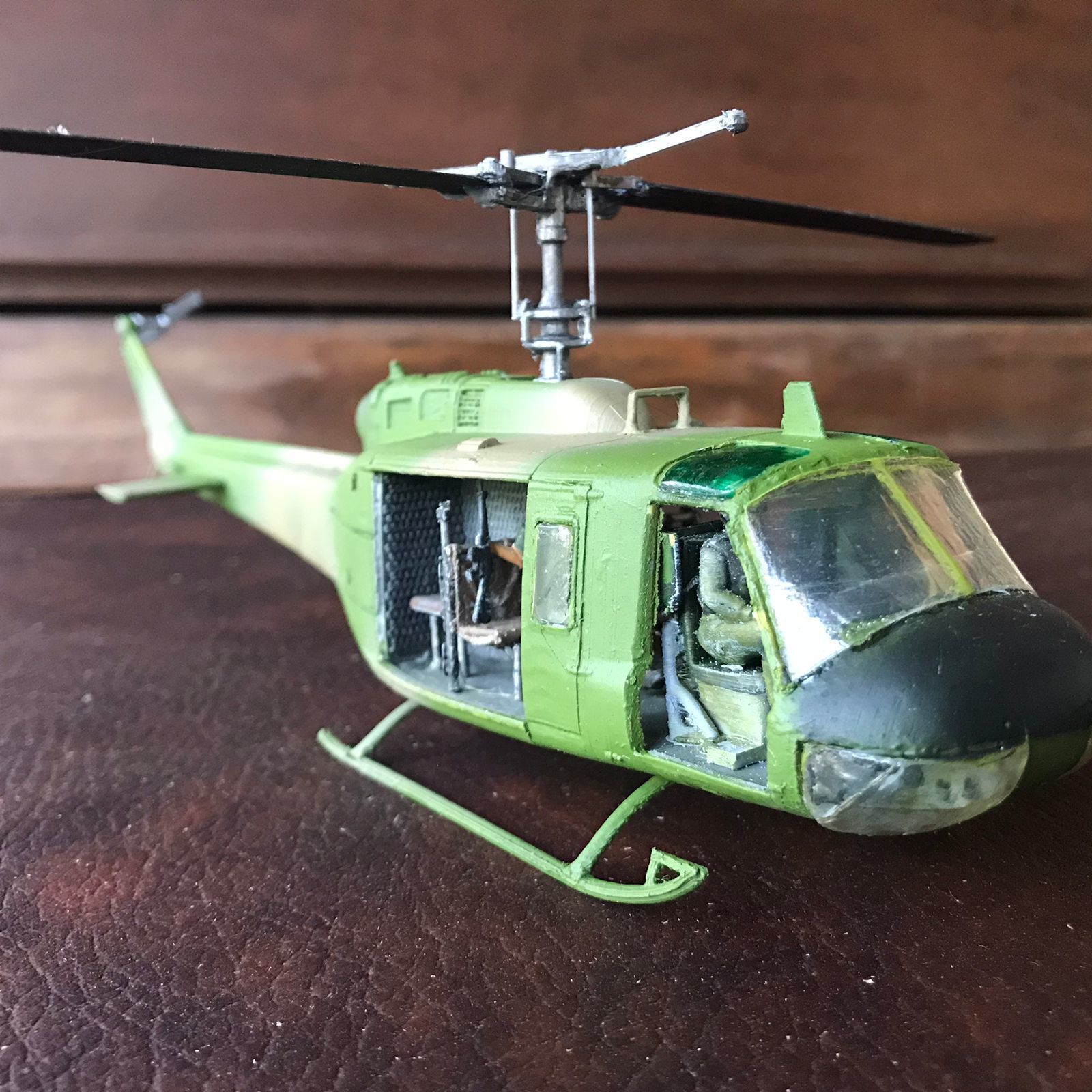 HUEY UH1H HELICOPTER  PRINTABLE ASSEMBLY KIT SCALE 1 48 3D print model_2