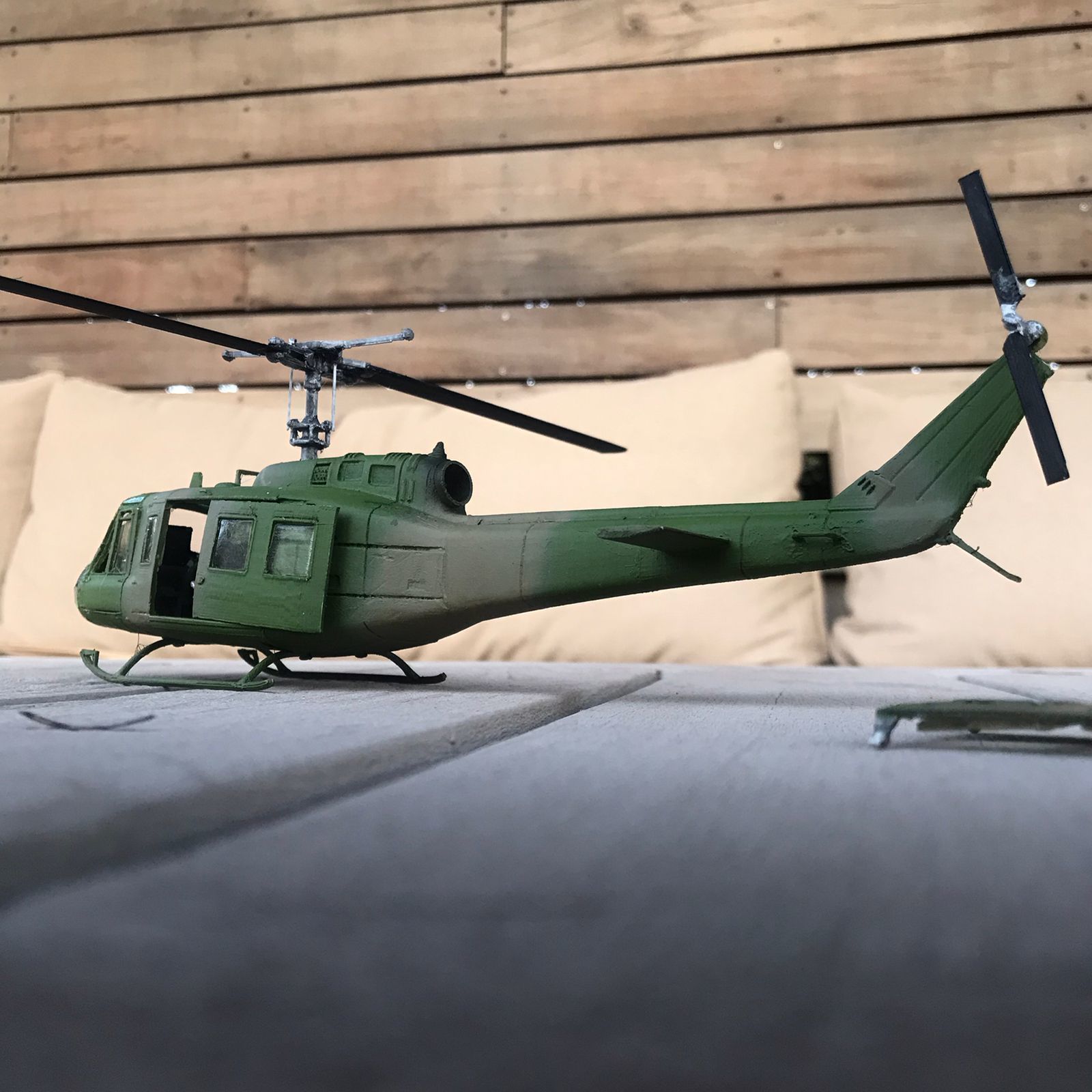 HUEY UH1H HELICOPTER  PRINTABLE ASSEMBLY KIT SCALE 1 48 3D print model_10