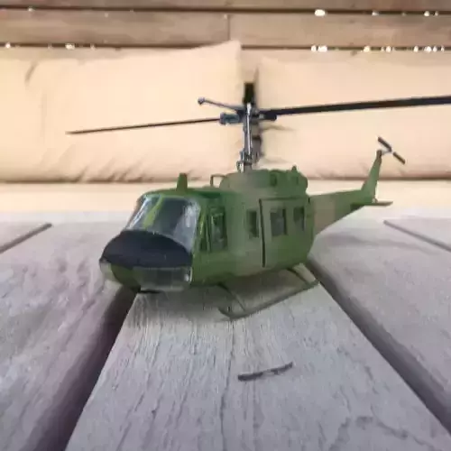HUEY UH1H HELICOPTER  PRINTABLE ASSEMBLY KIT SCALE 1 48 3D print model