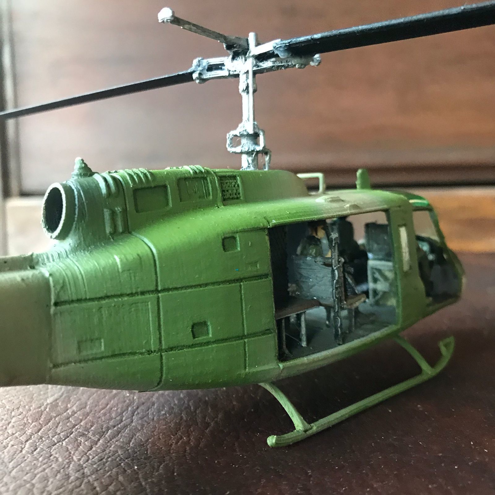 HUEY UH1H HELICOPTER  PRINTABLE ASSEMBLY KIT SCALE 1 48 3D print model_6