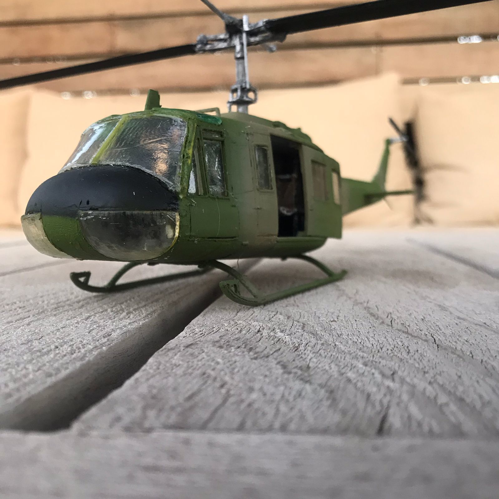 HUEY UH1H HELICOPTER  PRINTABLE ASSEMBLY KIT SCALE 1 48 3D print model_16