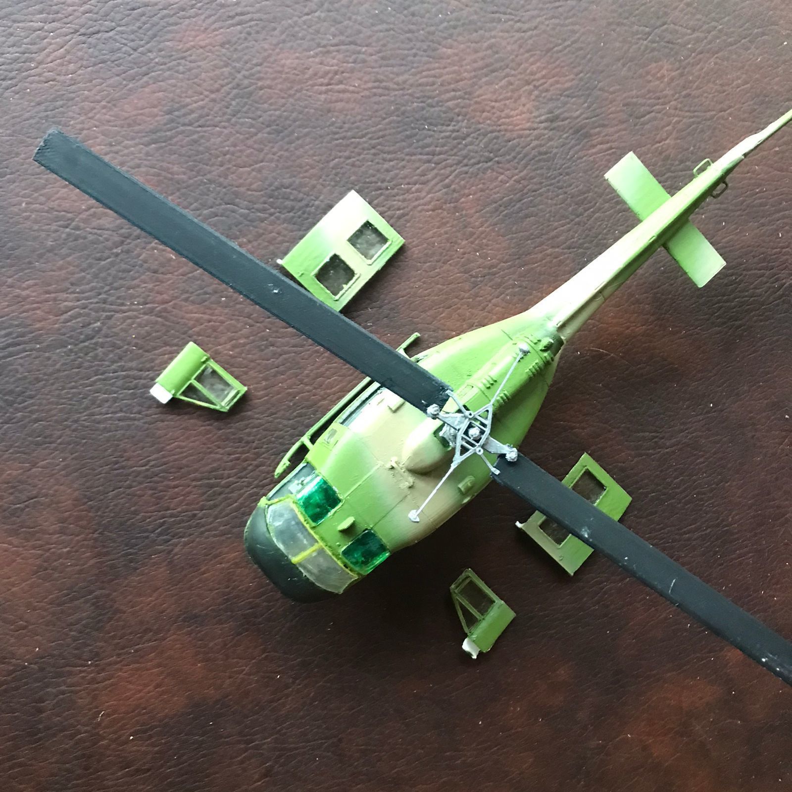 HUEY UH1H HELICOPTER  PRINTABLE ASSEMBLY KIT SCALE 1 48 3D print model_17